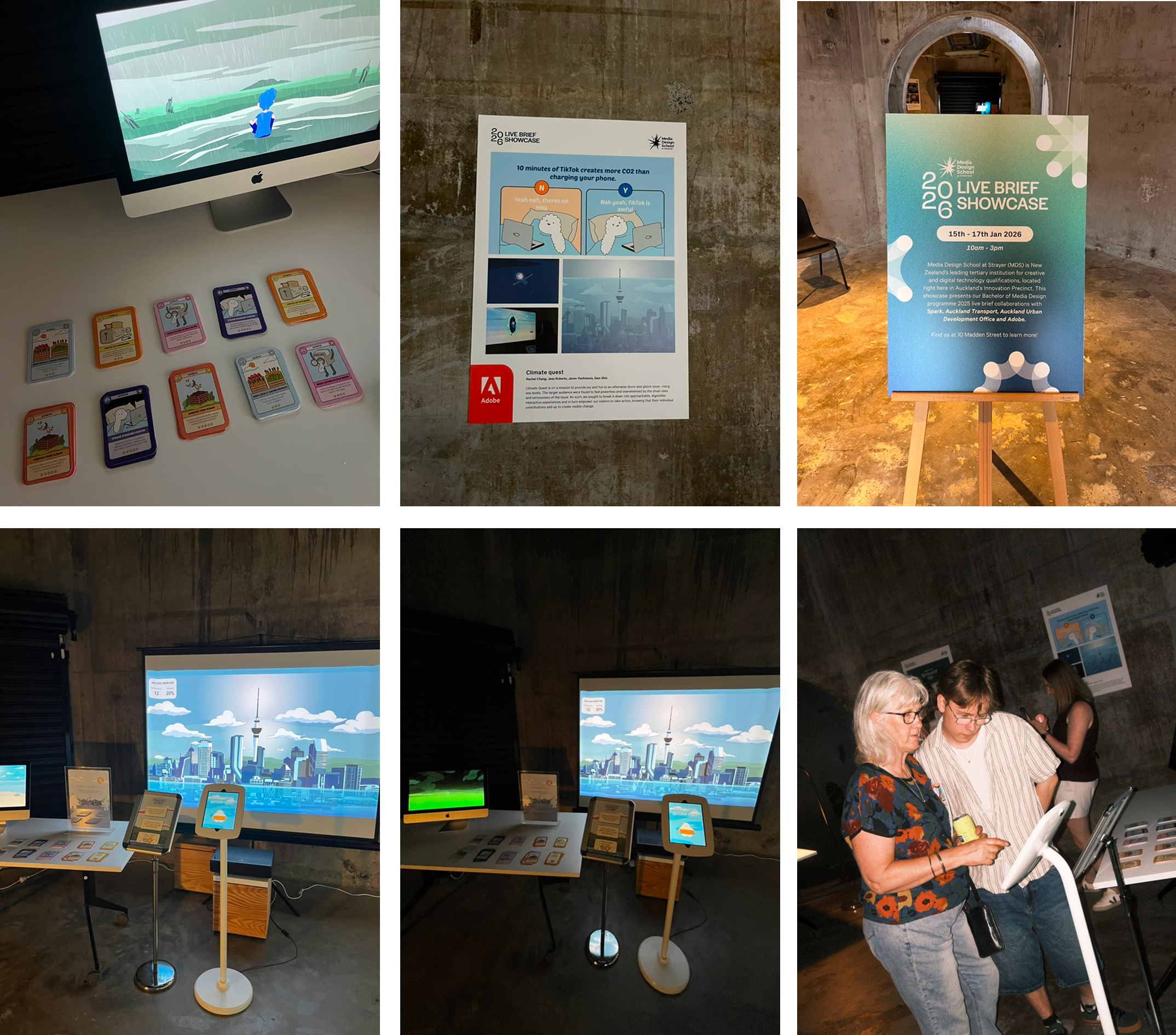 Climate Quest exhibition at Silo 6, Wynyard Quarter Auckland