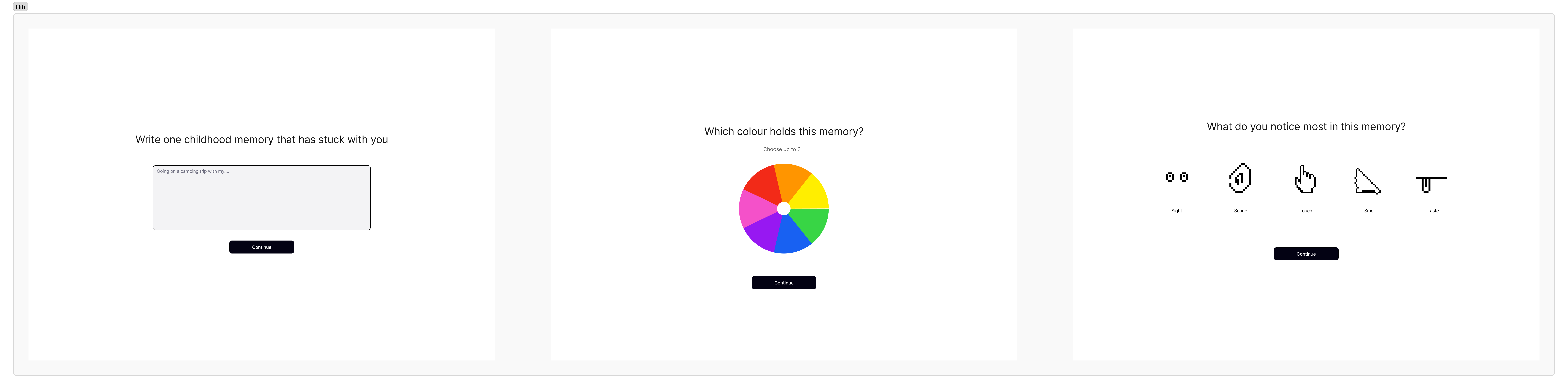 Experiment 3 — revised question flow with personalisation at the end