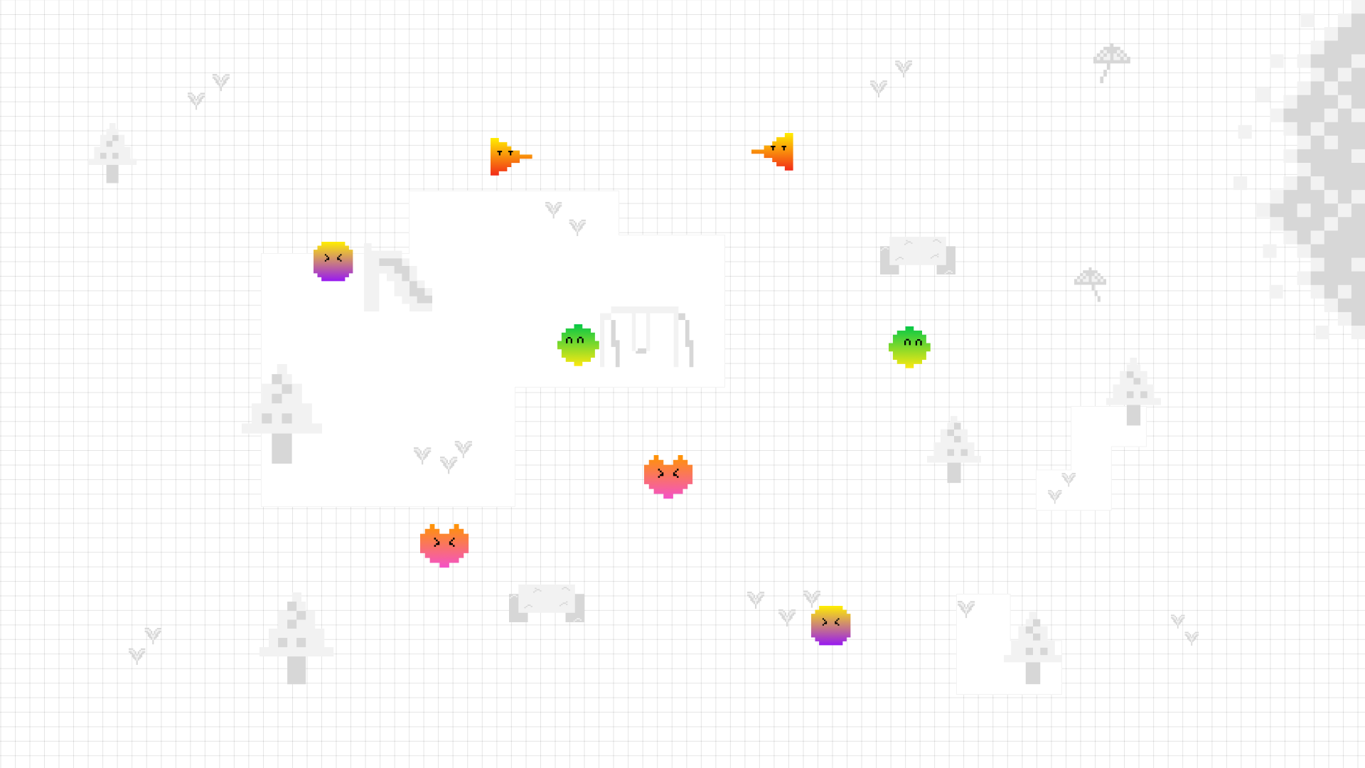 Experiment 4 — final Memory Playground with greyscale playground background